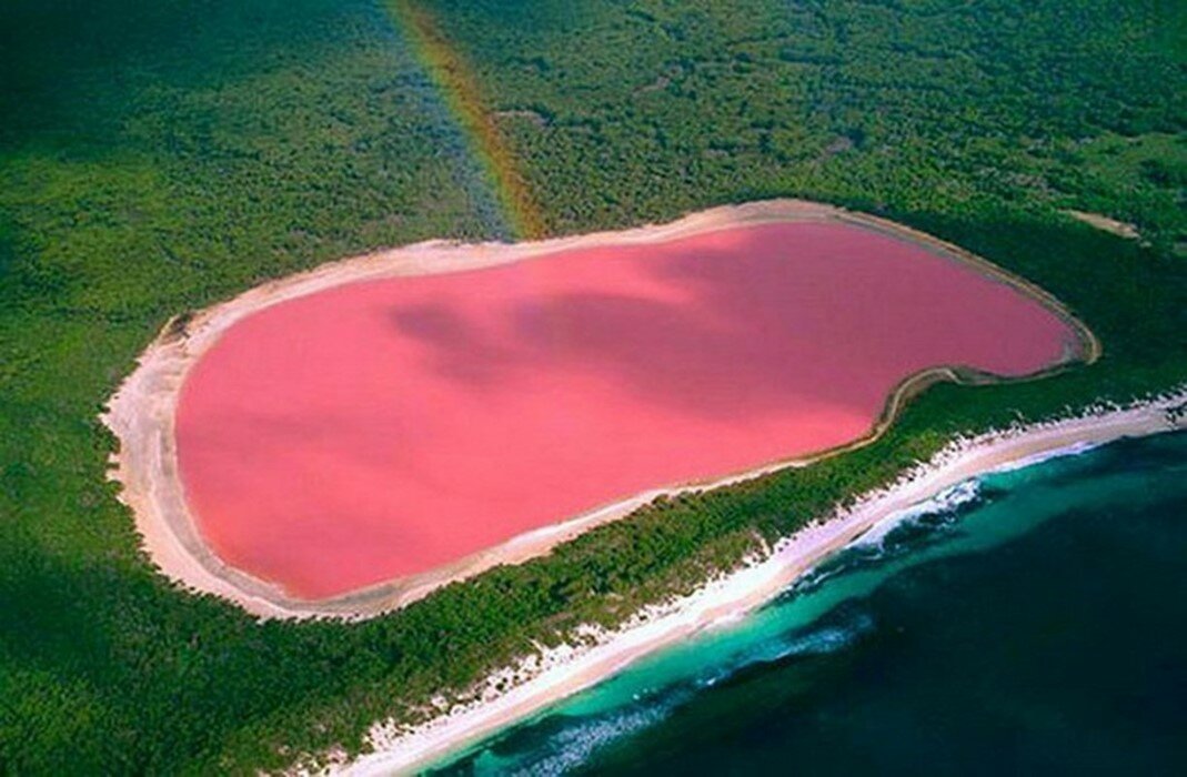 Розовое озеро, Австралия