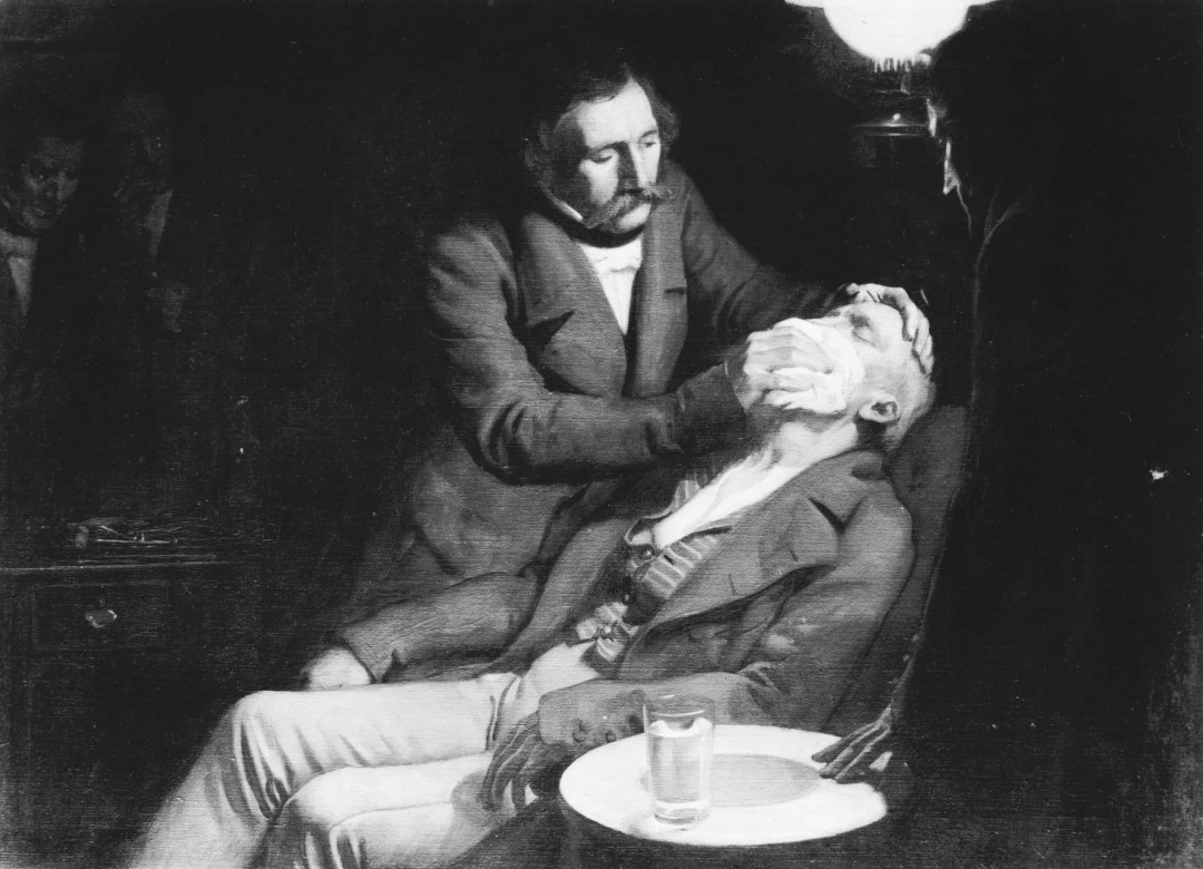 Развитие анестезии (1846)